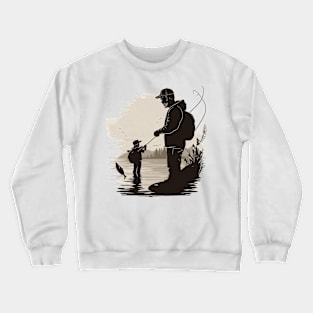 Fishing daddy t-shirt and Accessories gifts ideas for fishing lovers Crewneck Sweatshirt